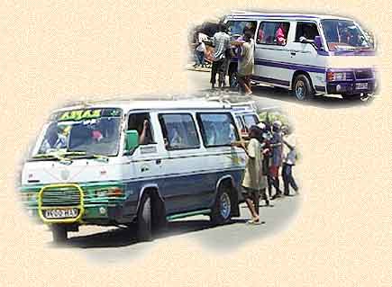 Mombasa matatus, taxis and buses